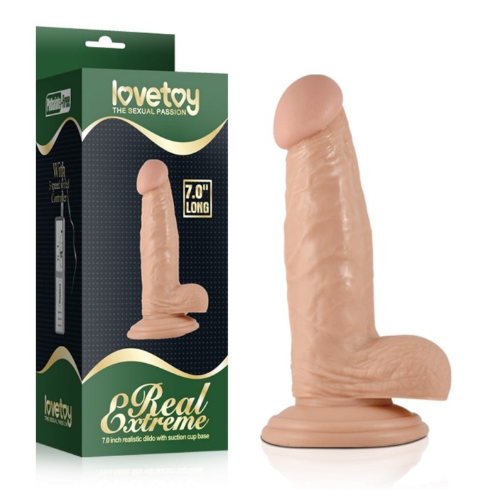 Dildo Realistic Cu Ventuza Real Extreme, Natural, 17.5 Cm 3