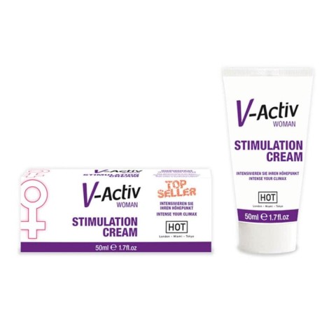 HOT, Crema Afrodiziaca Pentru Femei V-activ, 50 Ml, pasiune.ro