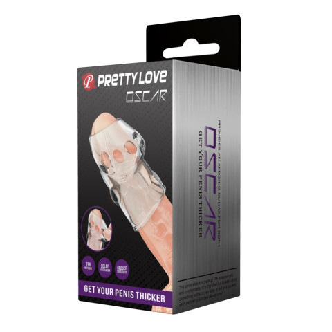 Inele penis, Manson Pentru Penis Oscar, Transparent, 6.5 Cm, pasiune.ro