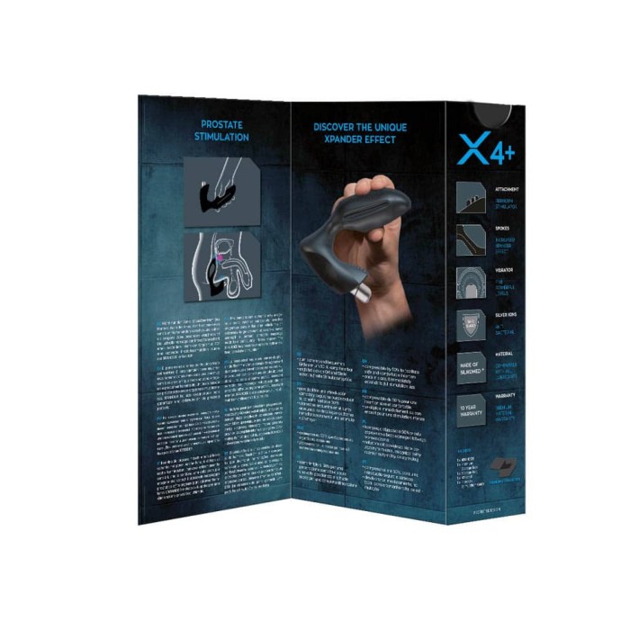 Vibrator Anal Xpander X4, Marimea L, Negru 3