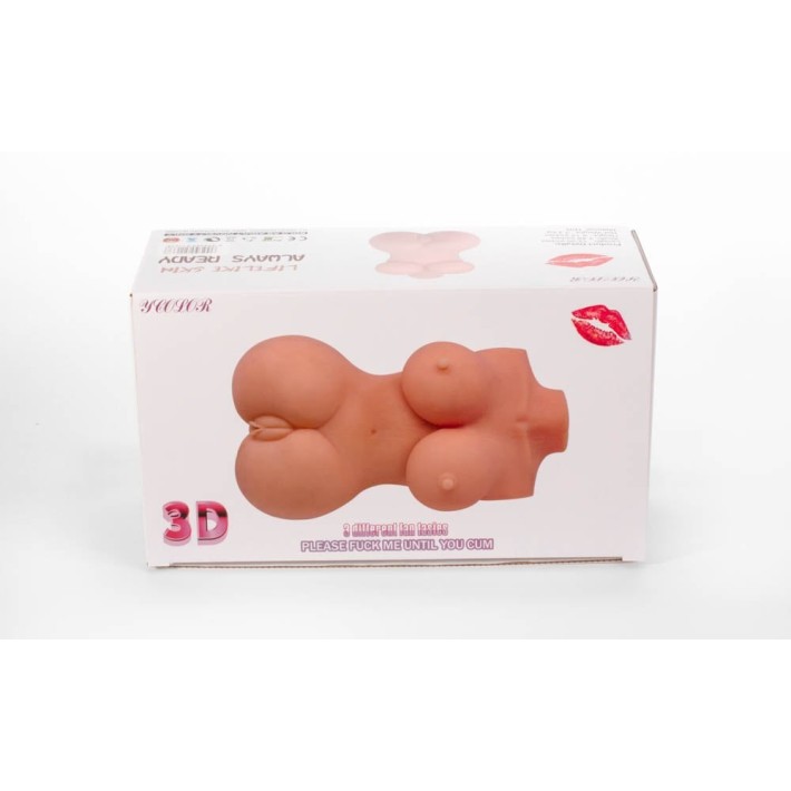 Masturbator 2-in-1 Double Hole 3d Iv 9