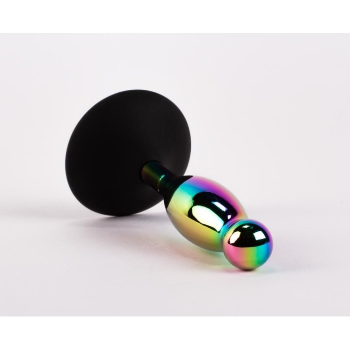 Dop Anal Cu Bijuterie Secret Shine Booty Call L V, Metalic Multicolor, 12 Cm 4