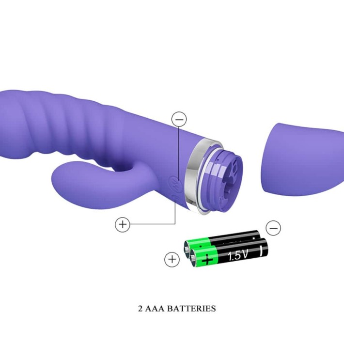 Vibrator Rabbit Tracy, Albastru, 18.5 Cm 5