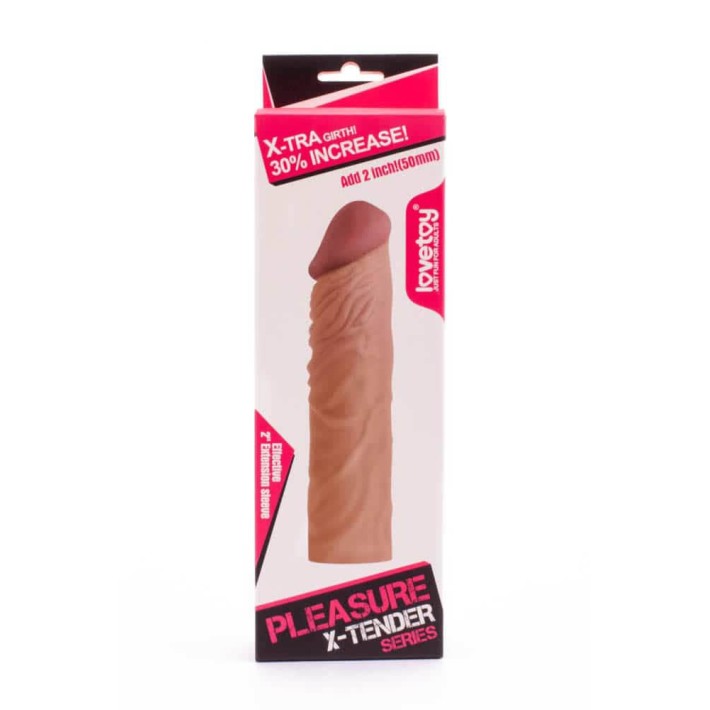 Extensie/manson Penis Pleasure X-tender, Natural, +5 Cm 6