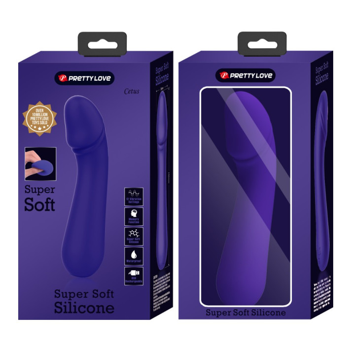Vibrator Punctul G Cetus, Violet, 15 Cm 5
