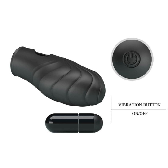 Degetar Cu Vibratii Lich, Negru 2
