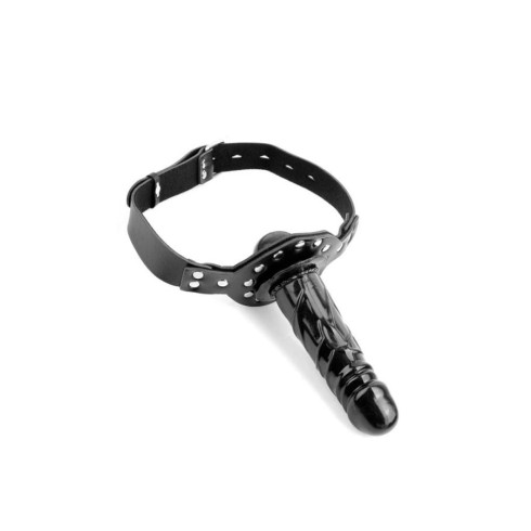 calus, Calus Cu Bila Si Dildo Deluxe, Negru , pasiune.ro