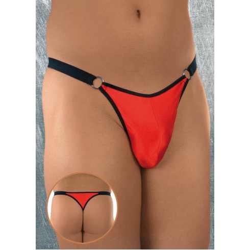 rosu, Chiloti String, Rosu Cu Negru, S/l, pasiune.ro