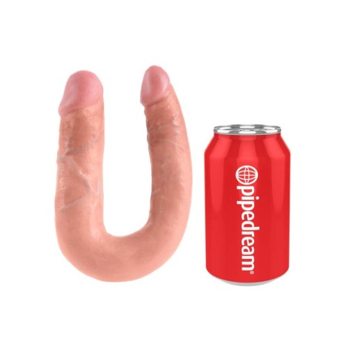 oua, Dildo Dublu King Cock Medium, Natural, 34.5 Cm, pasiune.ro