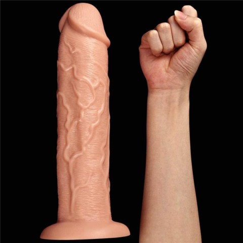 Vibratoare, Vibrator Realistic King-size, Natural, 28 Cm, pasiune.ro