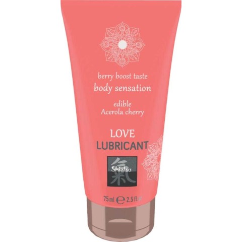 Shiatsu, Lubrifiant Comestibil - Acerola Cherry, 75 Ml, pasiune.ro