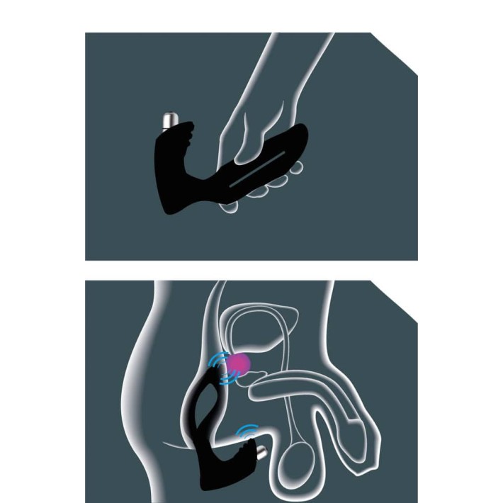 Vibrator Anal Xpander X4, Marimea L, Negru 4