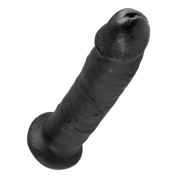 Dildo Clasic Cu Ventuza King Cock, Negru, 22.5 Cm 2