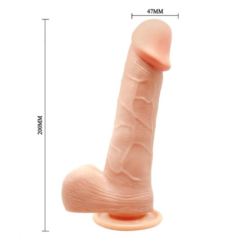 Vibratoare Realistice, Vibrator Barbara Genie Multi-speed, Natural, 14.5 Cm, pasiune.ro