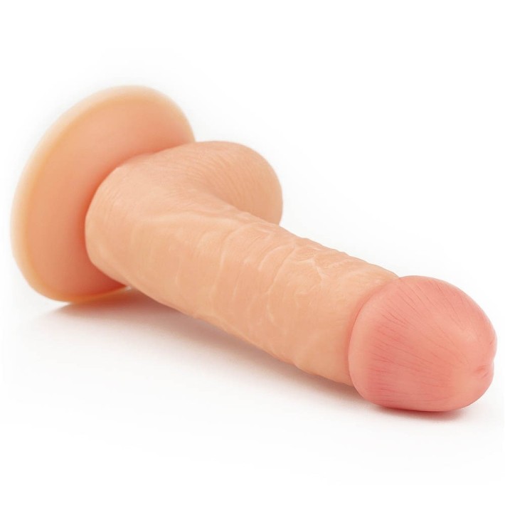 Dildo Clasic Cu Ventuza The Ultra Soft Dude, Natural, 17.8 Cm 2