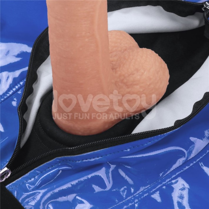 Boxeri-suport Pentru Strap-on Chic, Albastru, M/l (talie 90-100 Cm) 10