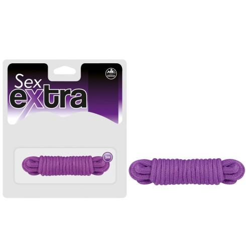 franghie, Franghie Pentru Imobilizare Erotica Sex Extra Love, Mov, 3 Metri, pasiune.ro
