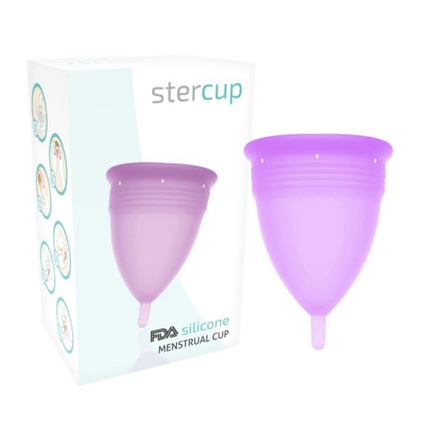 cupa, Cupa Menstruala Silicon Stercup Marimea S Violet, pasiune.ro