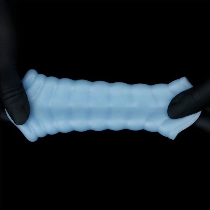 Inel / Manson Penis Cu Vibratii Wave Knights, Albastru 4