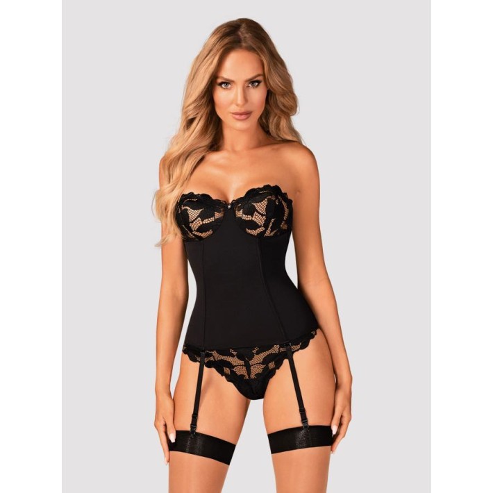 Corset Sexy Cu Dantela Editya M/l, Xs/s 6