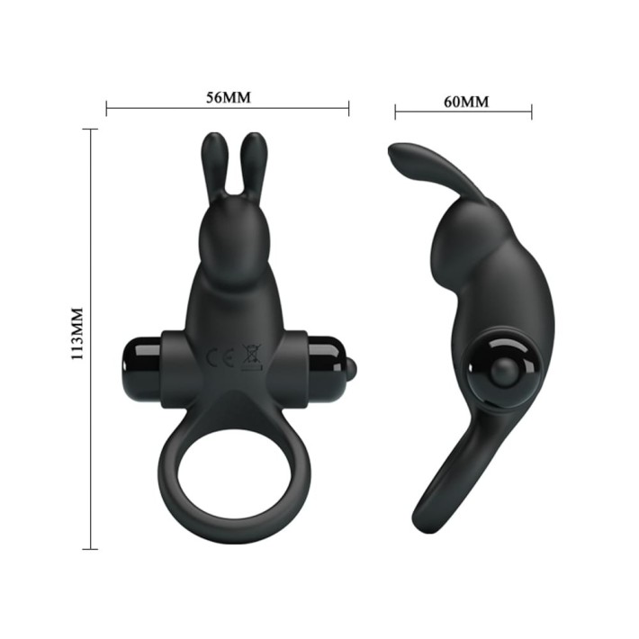 Inel Penis Cu Vibratii 1, Negru 3