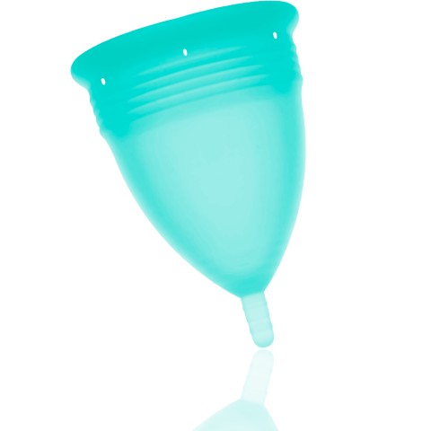cupa, Cupa Menstruala Silicon Stercup Marimea L Turcoaz, pasiune.ro