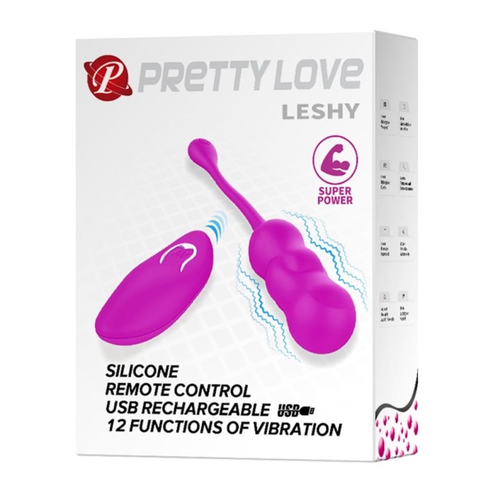 Ou Vibrator Cu Telecomanda Leshy, Violet 6