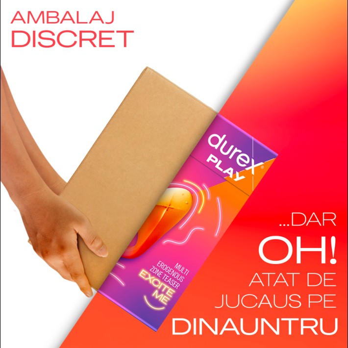 Vibrator Cuplu Durex Ride & Tease - Stimulator Pentru Multiple Zone Erogene  4