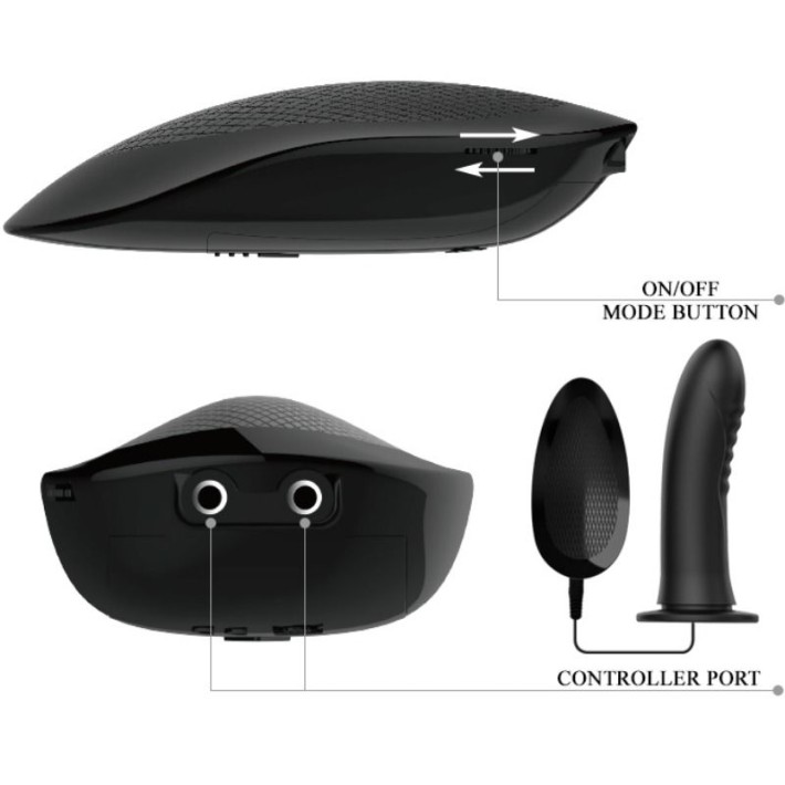 Strap-on/extensie Penis Cu Vibratii Myron, 18 Cm 3