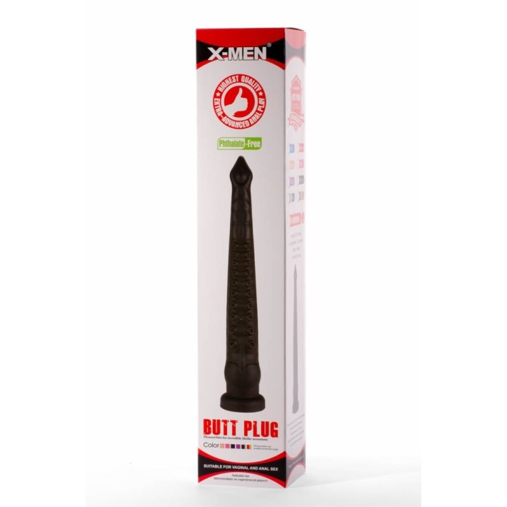 Dop Anal Extra Large Pvc, Negru, 59 Cm 7
