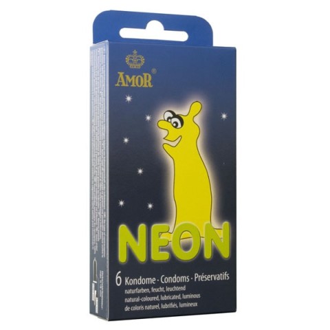 Prezervative, Amor Neon / 6 Pcs Content, pasiune.ro