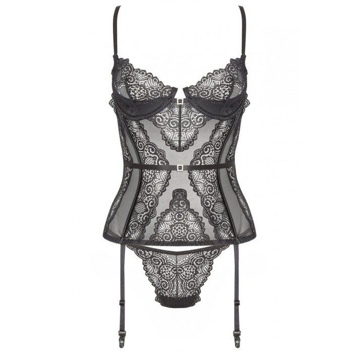 Corset Sexy Ravenna Corset - Negru L/xl, S/m 8