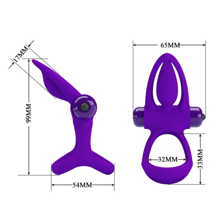 Inel Penis Cu Vibratii, Mov 6