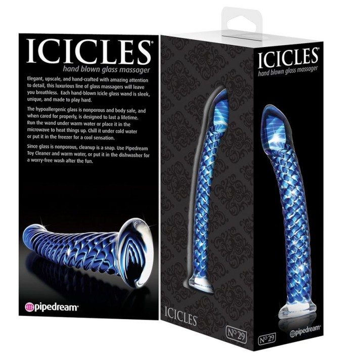 Dildo Clasic Din Sticla Icicles No. 29 2