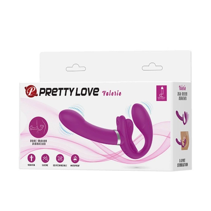 Strap-on Dublu Cu Vibratii Valerie 6