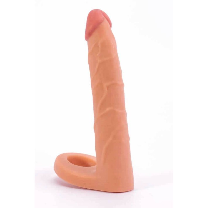 Strap On Anal The Ultra Soft Double, Natural, 17 Cm 5