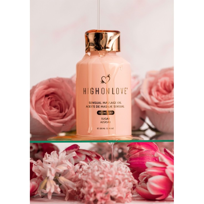 Ulei De Masaj Senzual Cu Cdb Highonlove Natural 100 Ml 2