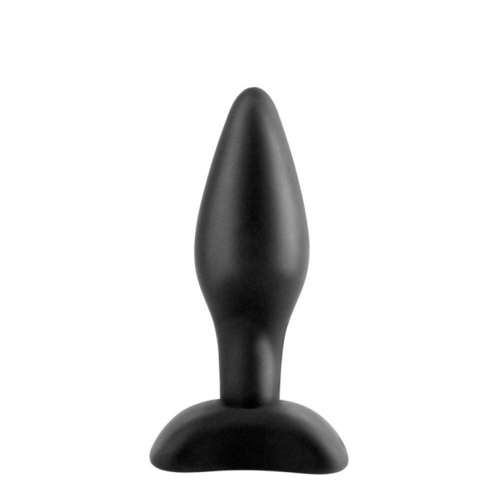 Mini Dop Anal Din Silicon, Negru, 9 Cm 4