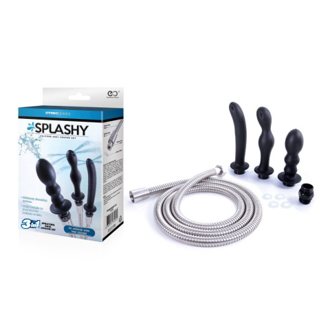 Pagina 19 - Esentiale, Hydro Series-splashy - 3 Butt Plug With Hose Kit, pasiune.ro