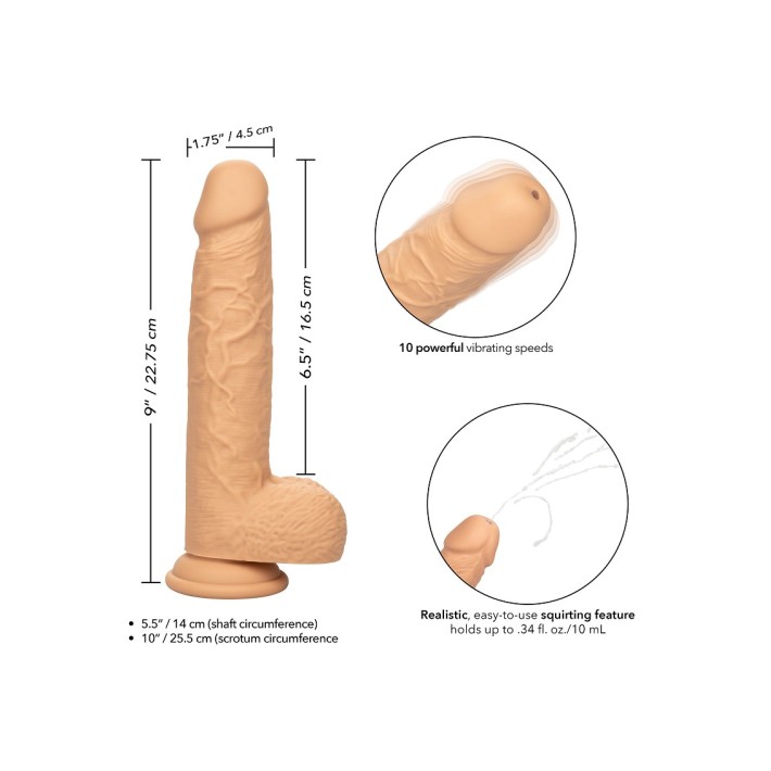 Vibrator Cu Squirting Calexotics 16.5 Cm 14