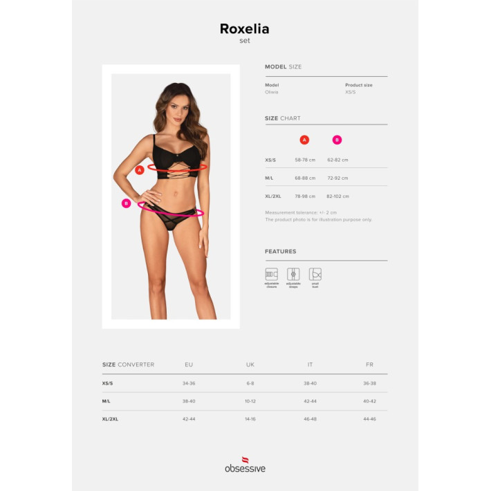 Roxelia 2-pcs Set    Xs/s M/l, Xl/2xl, Xs/s 14