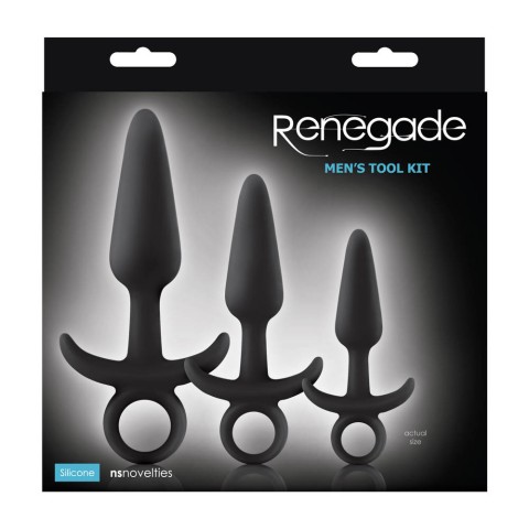 NS Toys, Set 3 Dopuri Anale Renegade Mens Tool Kit, pasiune.ro
