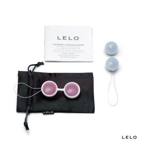 Jucarii adulti, Bile Vaginale Kegel Lelo Luna, Roz/gri, 4 Buc., pasiune.ro