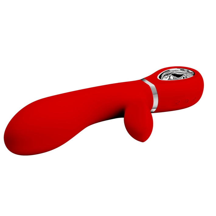 Vibrator Rabbit Thomas, Rosu, 20.5 Cm 10