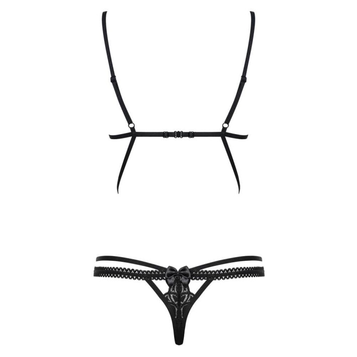 Body Fantezie Wonderia, Negru, S/m 6