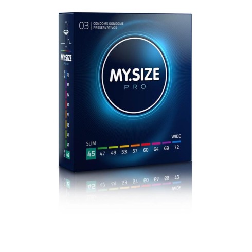 prezervative, Prezervative My Size Pro Diametru 45 Mm (3 Buc.), pasiune.ro