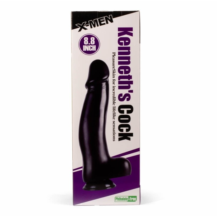 Dildo Realistic Kenneths Cock, Negru, 38 Cm 3