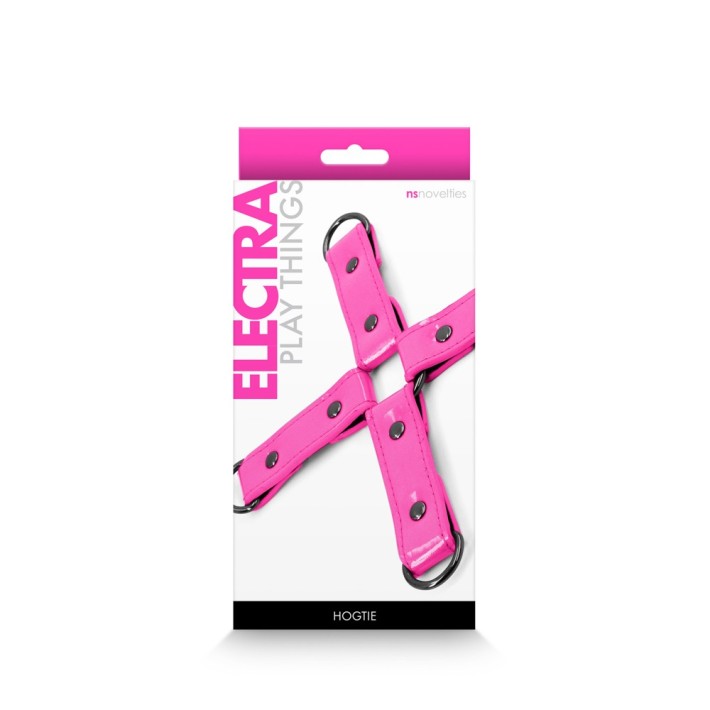 Sistem Imobilizare Erotica Tip Hogtie Electra, Roz Neon 2