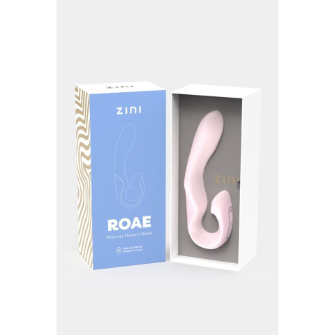 Zini, Zini Roae Se Three-way Pleasure Vibrator Pink_b15o25_4, pasiune.ro