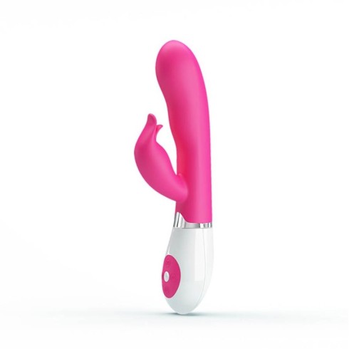 stimulator, Vibrator Rabbit Cu Functie Vocala Felix, Roz, 20.5 Cm, pasiune.ro